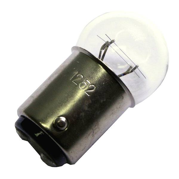 #1252 - 6.44 watt - .23 amp - 28 volt - G6 - Double Contact Bayonet (BA15d) Base | Eiko Incandescent Miniature / Automotive Light Bulb (Eiko 1252 40244)