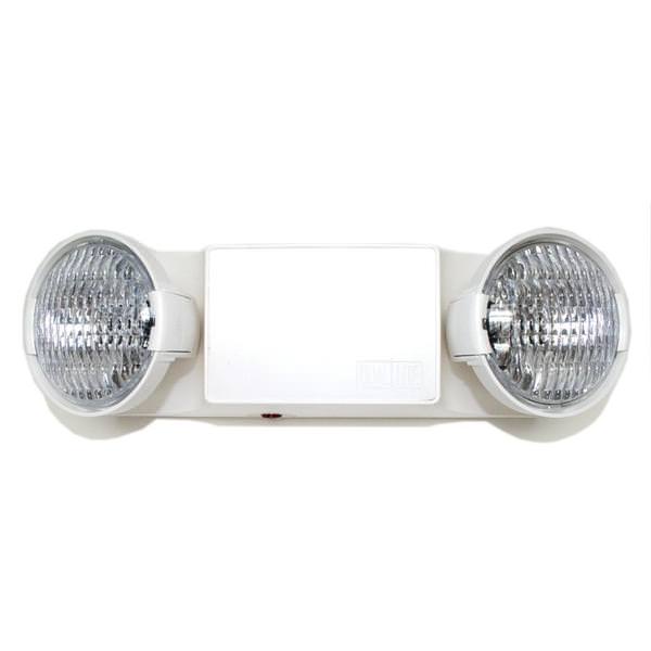 5.4 watt - 6 volt - Dual Lite - White - 2 Lamphead - Commercial | Hubbell Emergency Light (Hubbell EZ2 52602)