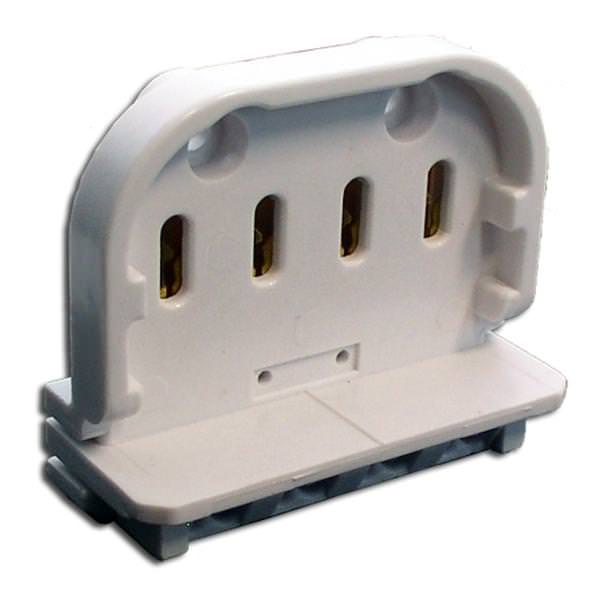 4-Pin (2G11) Base - Slide or Base Mount | Compact Fluorescent Socket Lampholder (General LH0002 13452 00002)