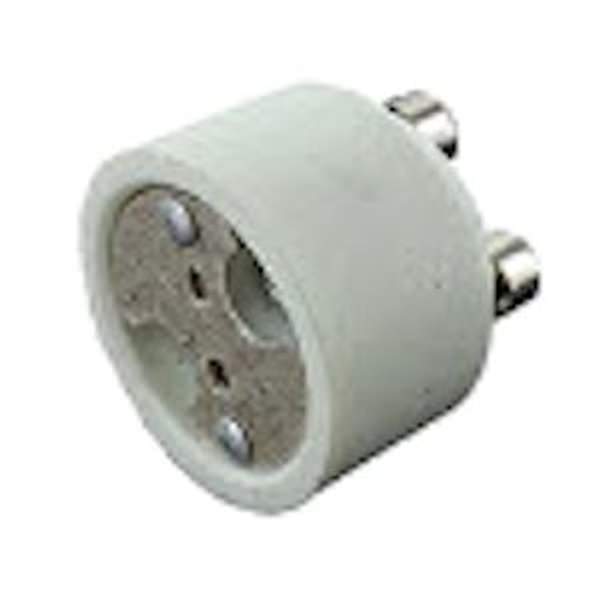 110-220 volt | General Twist and Lock (GU10) to Bi-Pin (G5.3,GU5.3,GX5.3,GY5.3) Adapter Converter Socket (General Twist and Lock GU10 to G5.3,GU5.3,GX5.3,GY5.3 Bi-Pin Socket 00995)