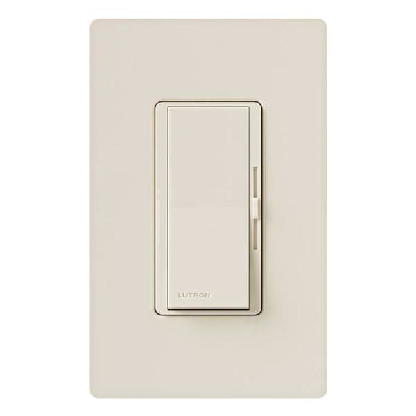 120 volt - 600 Watt - Light Almond - Single-Pole / 3-Way - Wall Switch - Magnetic Low-Voltage - Diva  | Lutron Dimmer Switch (Lutron DVLV-603P-LA 36634)