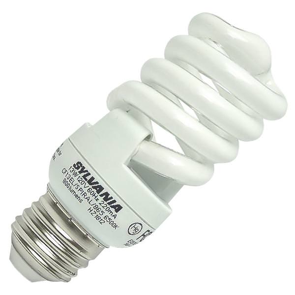 Sylvania 26377 CF13EL/SPIRAL/865 Light Bulb / Accessory - Buy 13 Watt ...